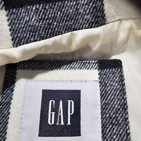 Gap Women Jacket, Size Small, Black and Cream in color - Picture 4 of 4